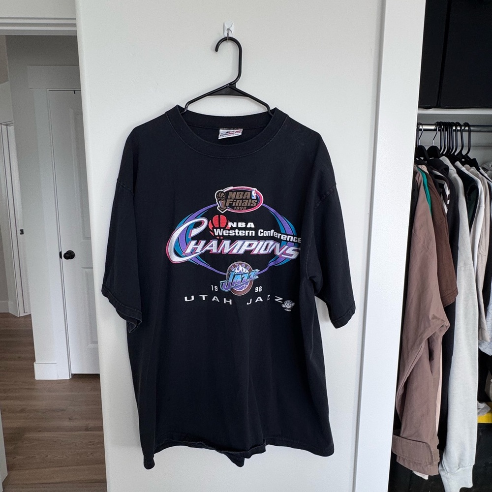 Vintage 1998 NBA Utah Jazz Finals Graphic Tee